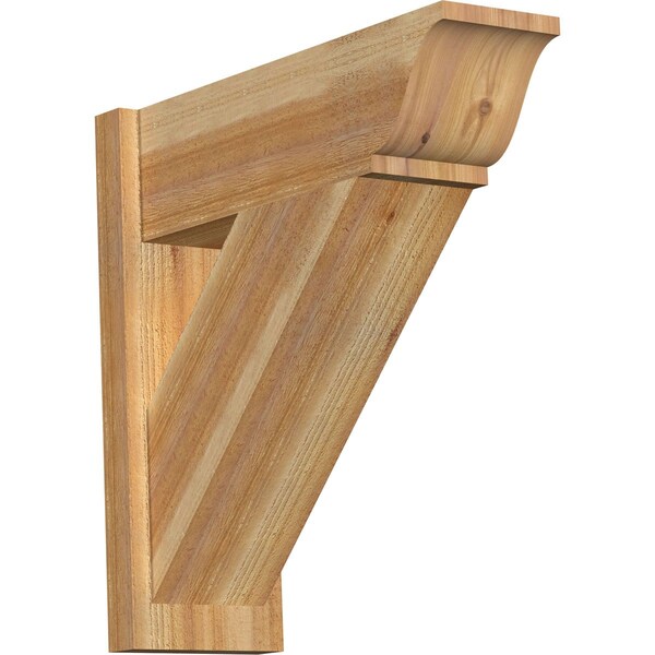 Ekena Millwork Traditional Rough Sawn Traditional Outlooker, Western Red Cedar, 8"W x 24"D x 24"H OUT08X24X24TRA01RWR - main
